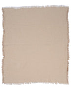 Little Fishies Gauze Receiving Blanket – Beige