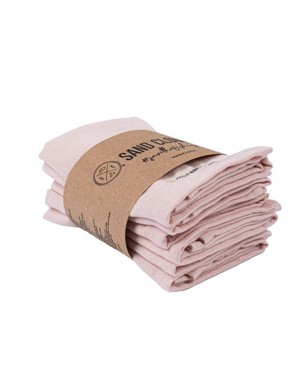 Terra Bath Washcloth Bundle – 6 Pack – Ivory