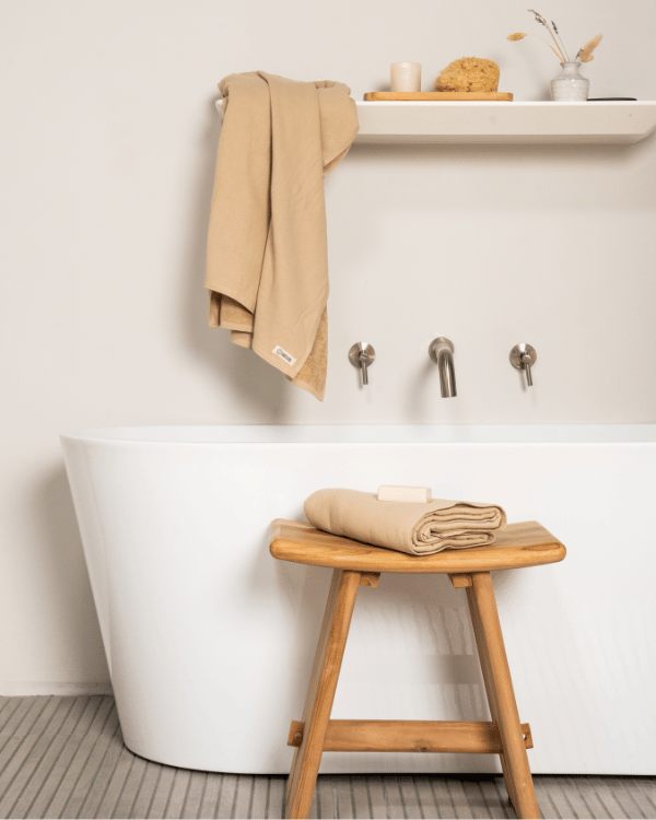 Terra Fringeless XL Bath Bundle – Sand