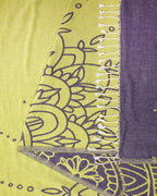Grape Flower Mandala Beach Towel