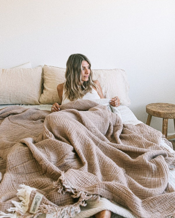Senna Taupe – PARTY BLANKET™ – King