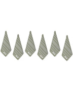 Classic Bath Washcloth Bundle- 6 Pack – Hedge Green