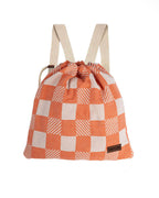 Checker Towel Bag – Coral