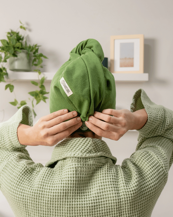 Terra Hair Towel – Green