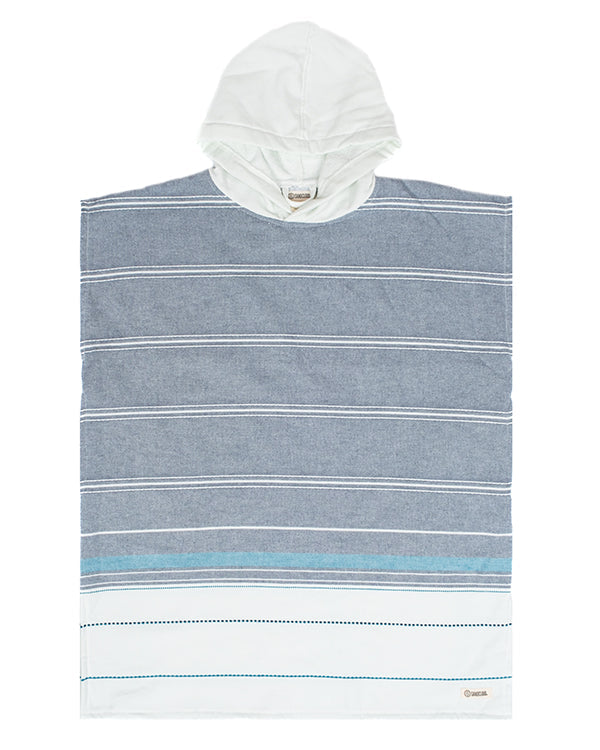 Geo Turtle Hooded Poncho Youth