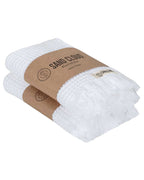 Micro Waffle Hand Bath Bundle – 2 Pack – White