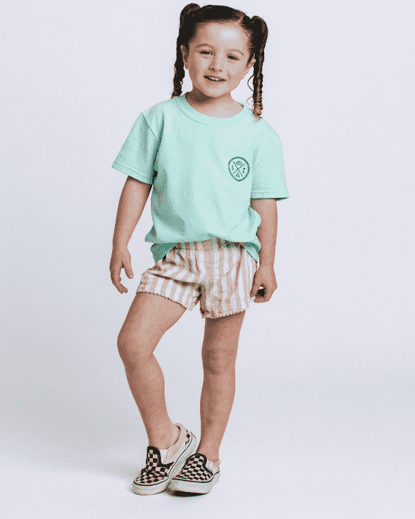 SC Whale Tail Kids Tee – Soft Mint