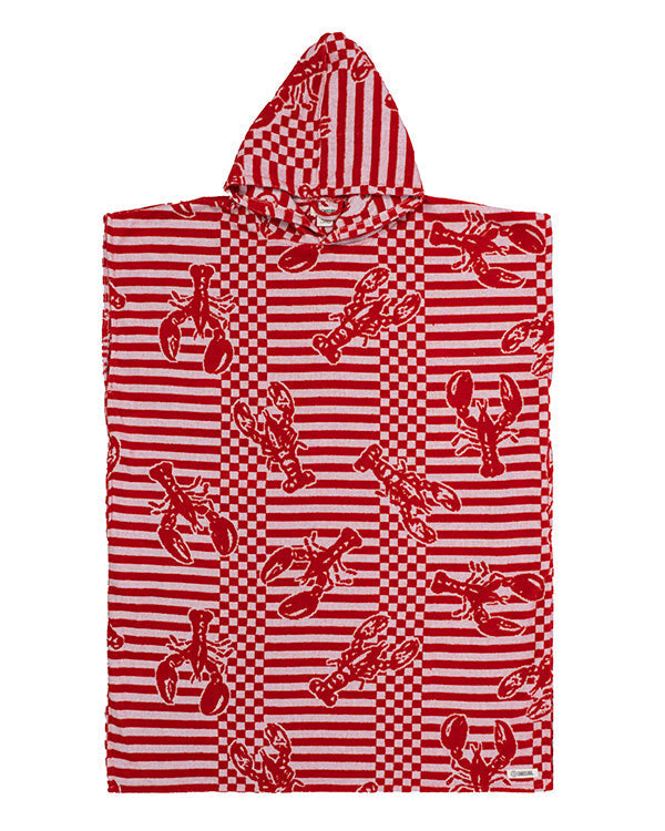 Lobster Hooded Poncho