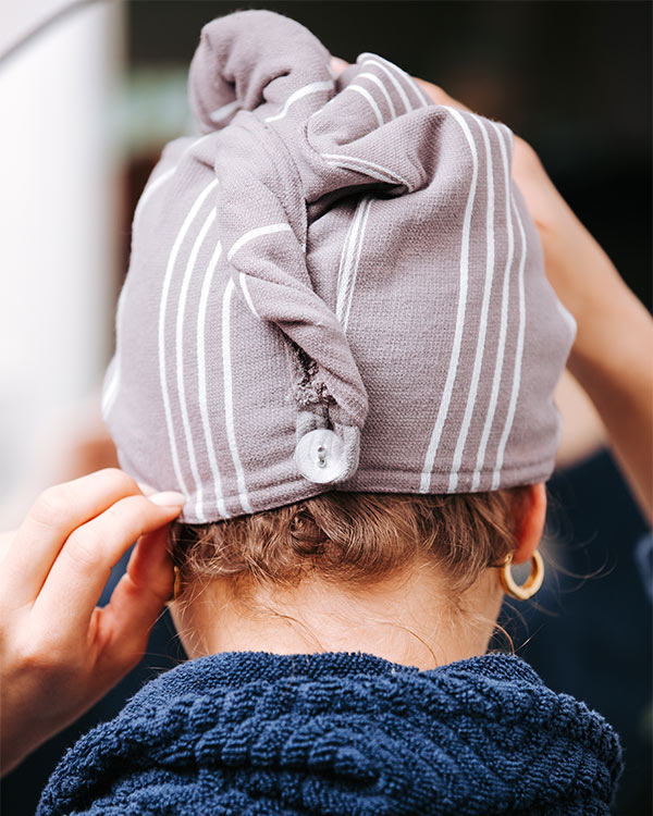 Terra Hair Towel – Sand