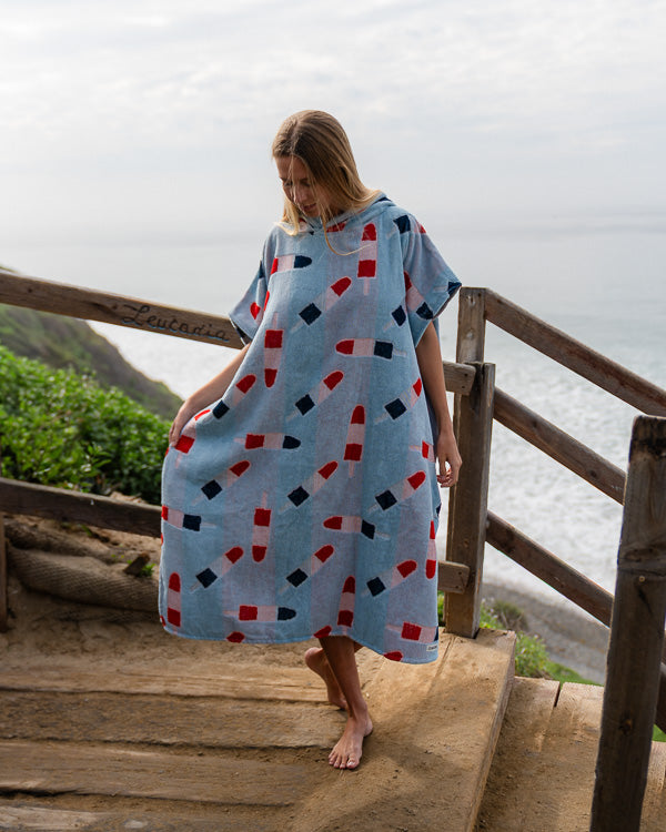 Lobster Hooded Poncho
