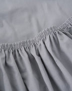 Signature Percale Solid Fitted Sheet Grey