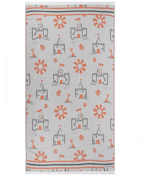 Swirl Shark Kids Towel