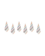 Stripe Polka Dot Washcloth Bath Bundle – 6 Pack
