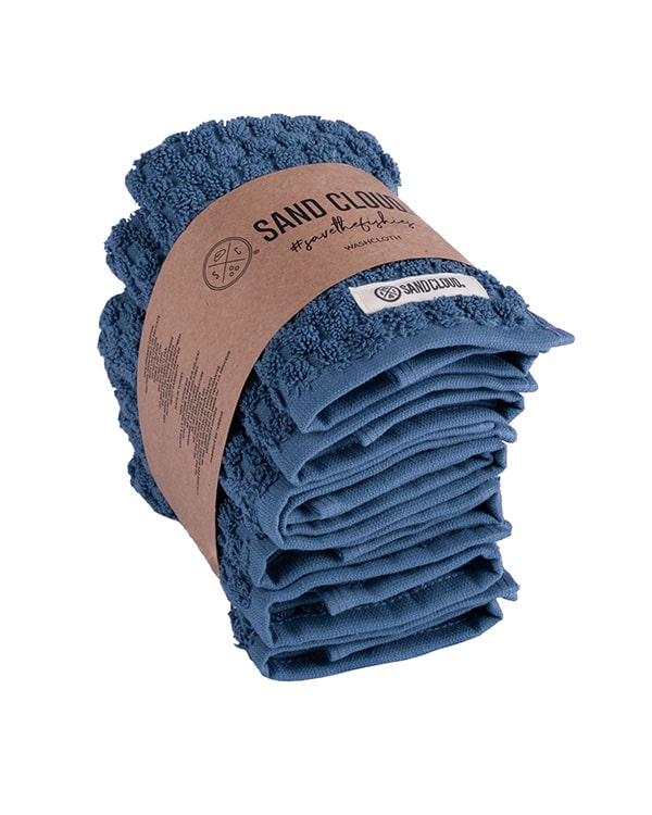 Atom Washcloth Bath Bundle – Black – 6 Pack