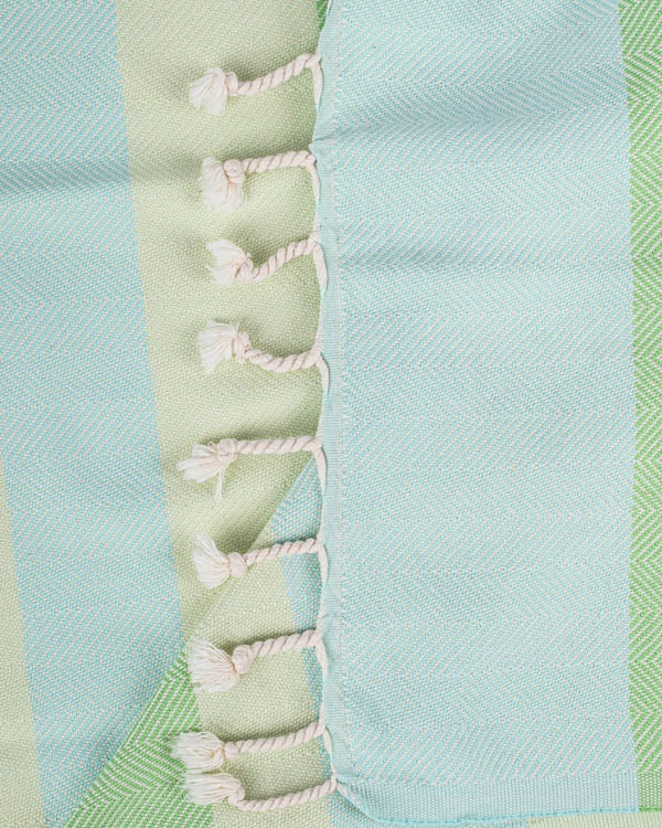 Peppermint Herringbone Stripe