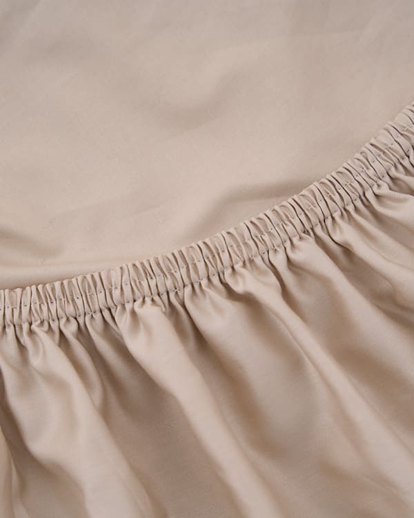 Luxe Sateen Sheet Set Beige