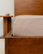 Signature Percale Solid Fitted Sheet Grey