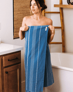 Classic Fringeless XL Bath Bundle – Slate Blue – 2 Pack