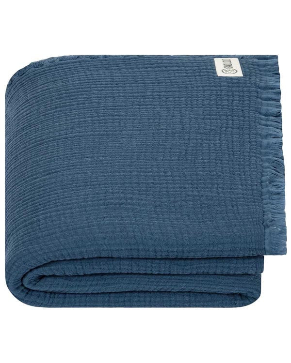 Lara Dark Denim – PARTY BLANKET™ – Queen