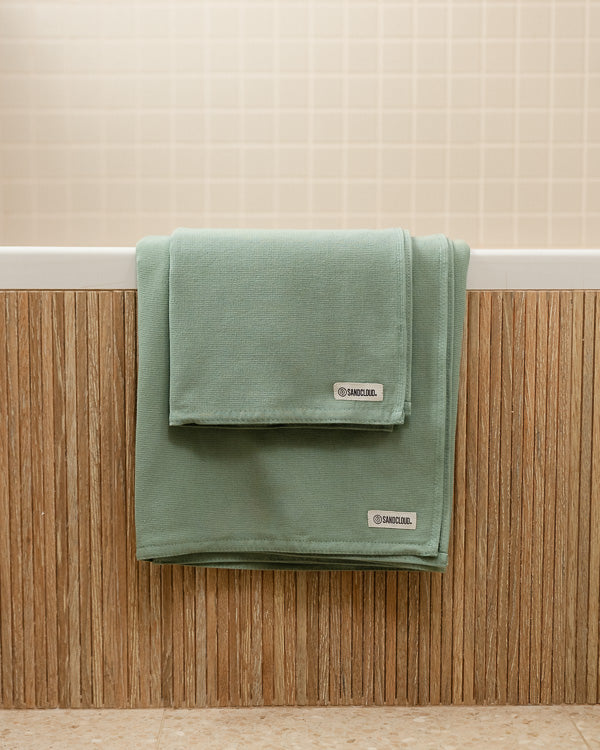Terra Fringeless XL Bath Bundle – Sage