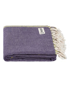 Grape Flower Mandala Beach Towel