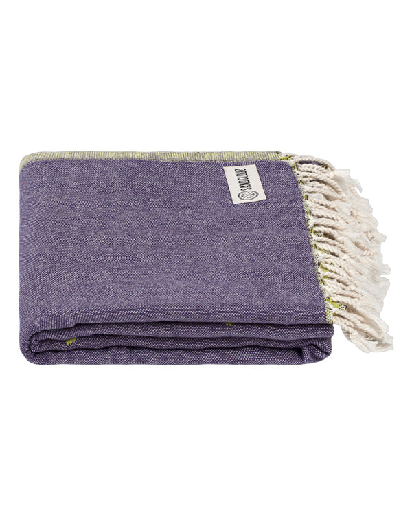 Grape Flower Mandala Beach Towel