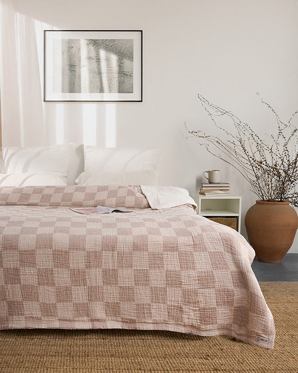 Softy Solid Plush Blanket – Beige