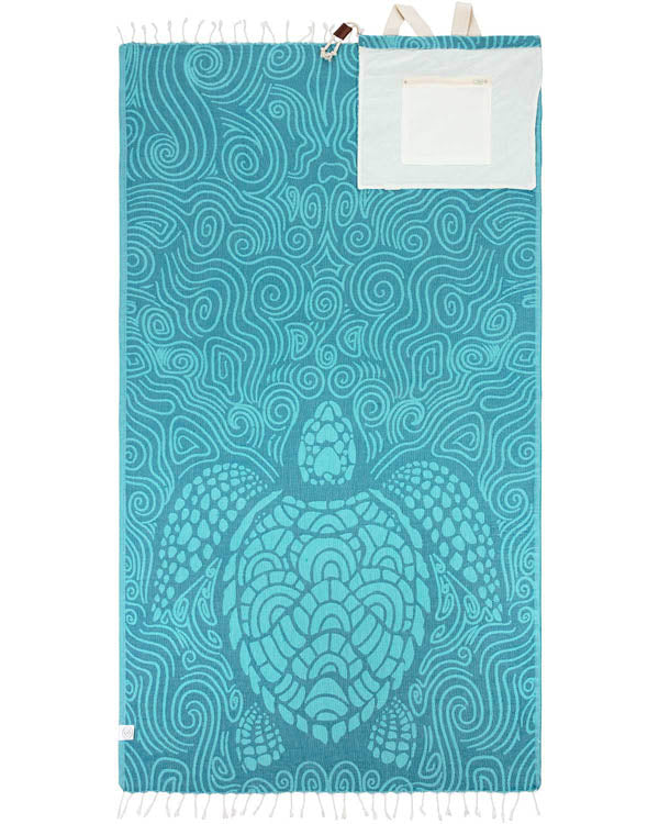 Checker Towel Bag – Lime