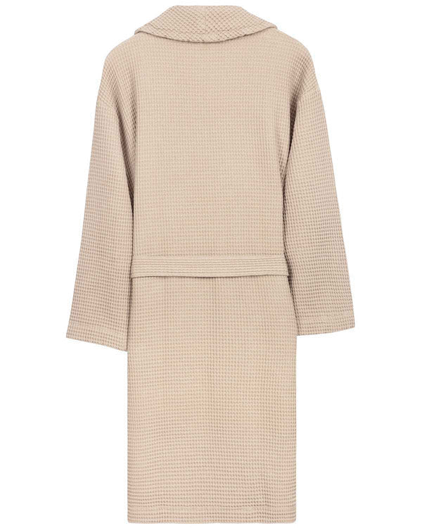 Micro Waffle Robe – Sand