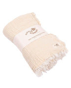 Little Fishies Gauze Receiving Blanket – Sage