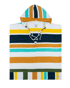 Vacation Vibes Stripe Cover Up With Hood