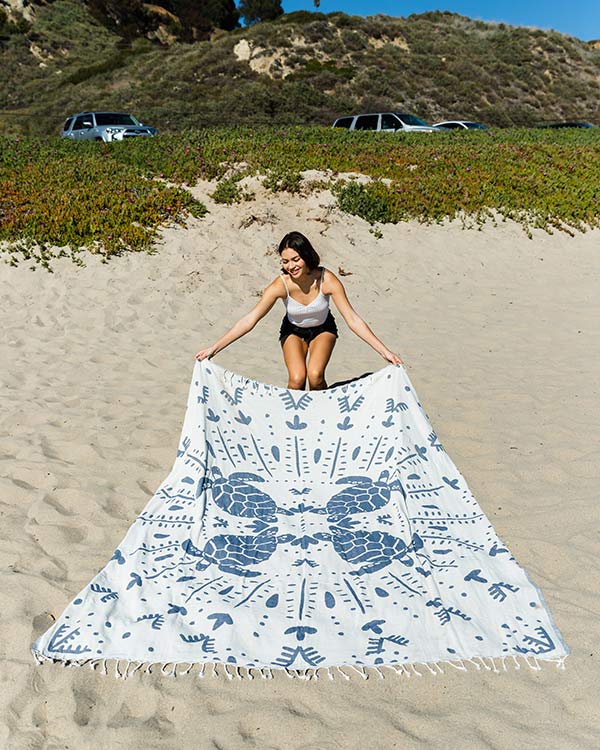 Prism Turtles Beach Towel