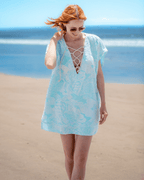 Floral Turtle Cover Up