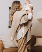 Little Fishies Waffle Blanket – Butter