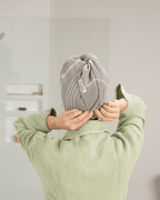 Classic Hair Towel – Grey