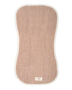 Little Fishies Gauze Burping Cloth Bundle – 3 Pack – Natural / Beige / Warm Taupe