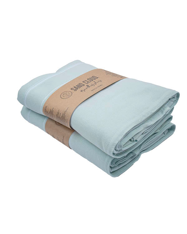 Terra Fringeless XL Bath Bundle – Slate Blue – 2 Pack