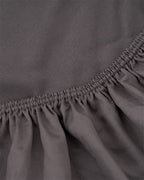 Luxe Sateen Sheet Set Steel Grey