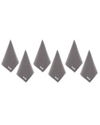 Terra Bath Washcloth Bundle – 6 Pack – Grey