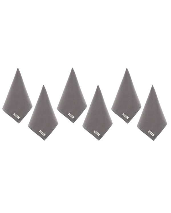 Terra Bath Washcloth Bundle – 6 Pack – Grey