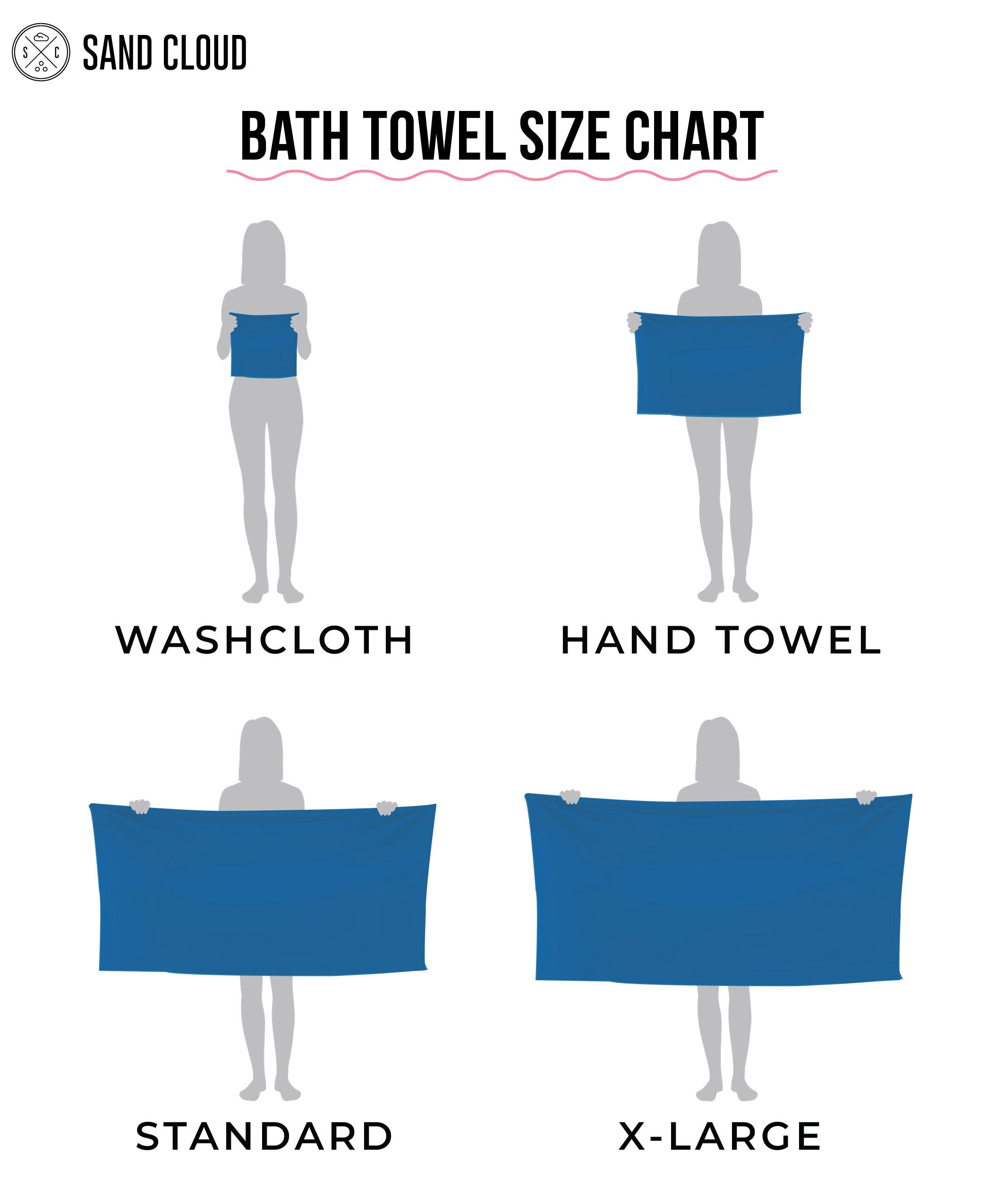 Terra Bath Washcloth Bundle – 6 Pack – Ivory