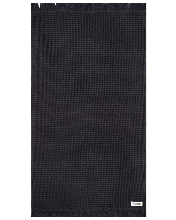 Micro Waffle XL Bath Bundle – Black