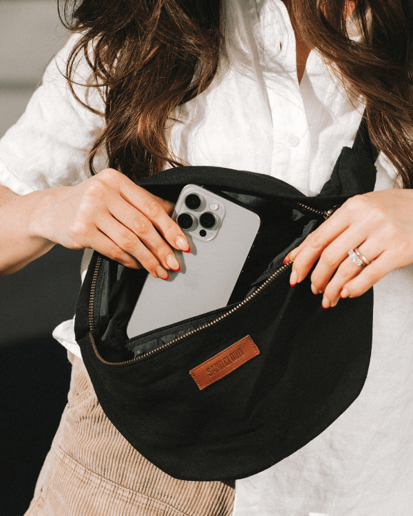 Solid Bum Bag – Black