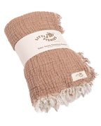 Little Fishies Gauze Receiving Blanket – Sage