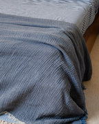 Senna Melange PARTY BLANKET™ Indigo – King