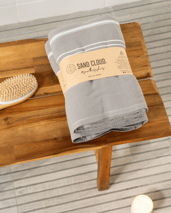Classic Fringeless XL Bath Bundle – Grey