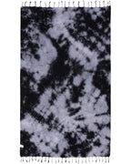 Black Acid Wash Beach Towel- Sand Cloud