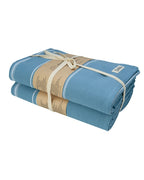 Classic Fringeless XL Bath Bundle – Slate Blue – 2 Pack