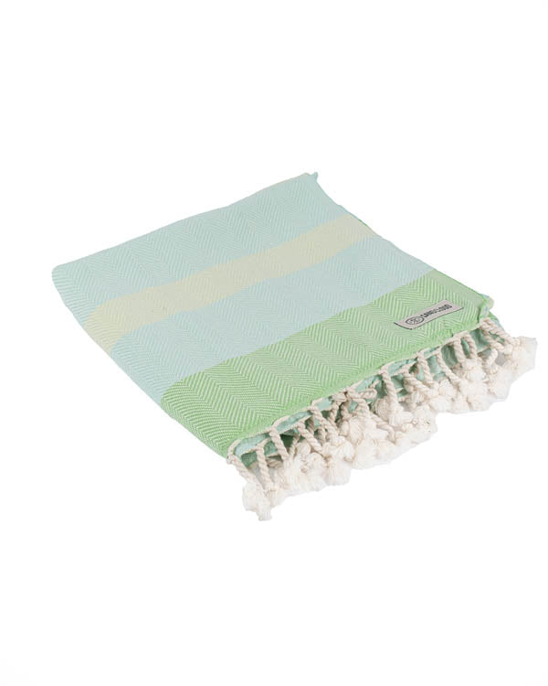 Peppermint Herringbone Stripe