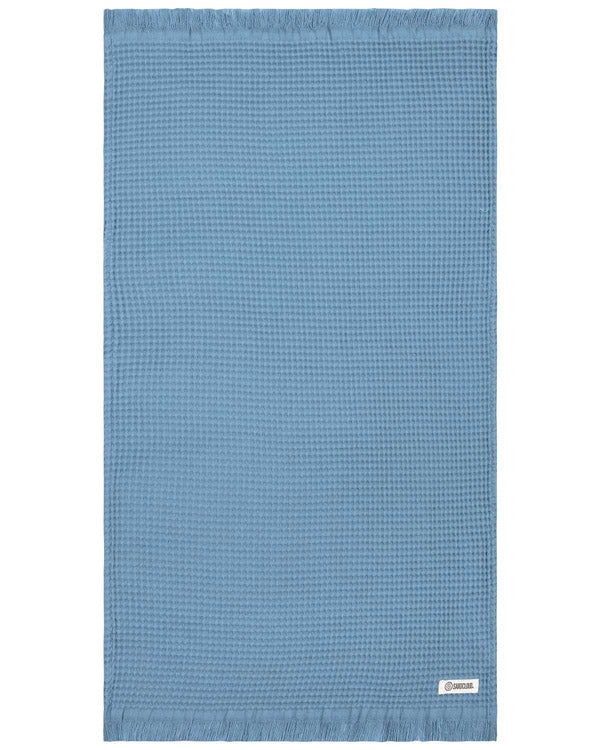 Micro Waffle XL Bath Bundle – Slate Blue